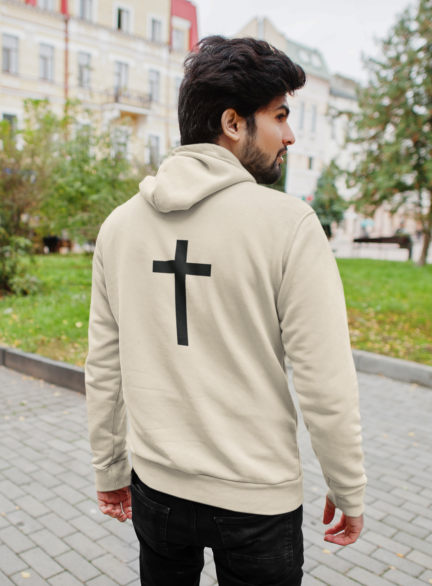 Solid Cross Unisex Hoodie