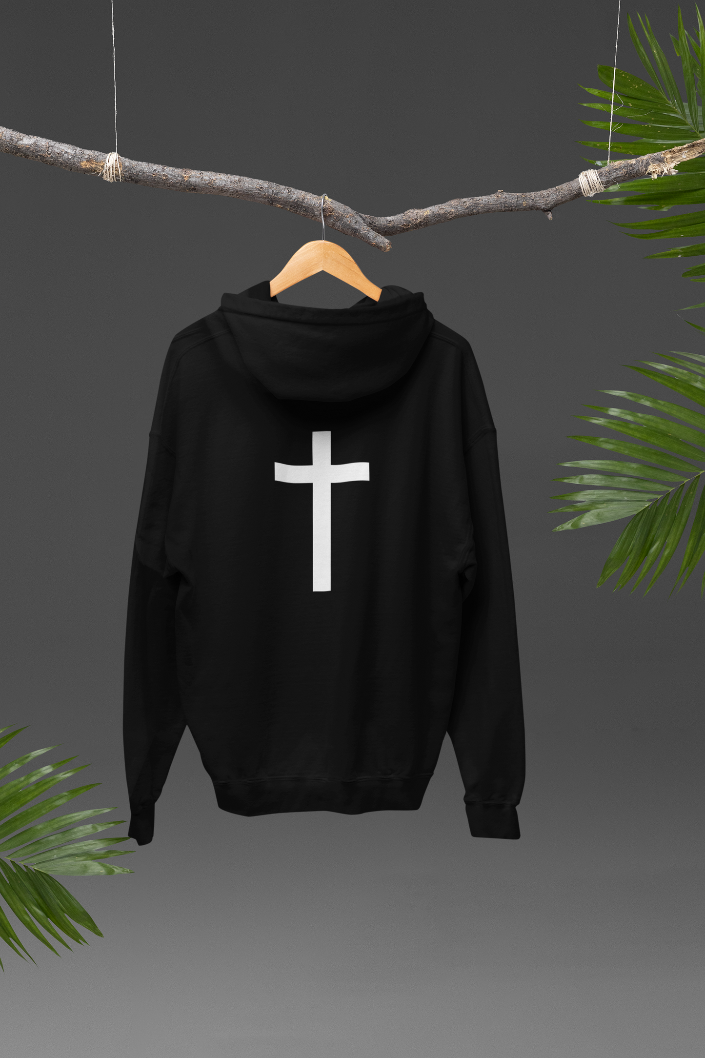 Solid Cross Unisex Hoodie