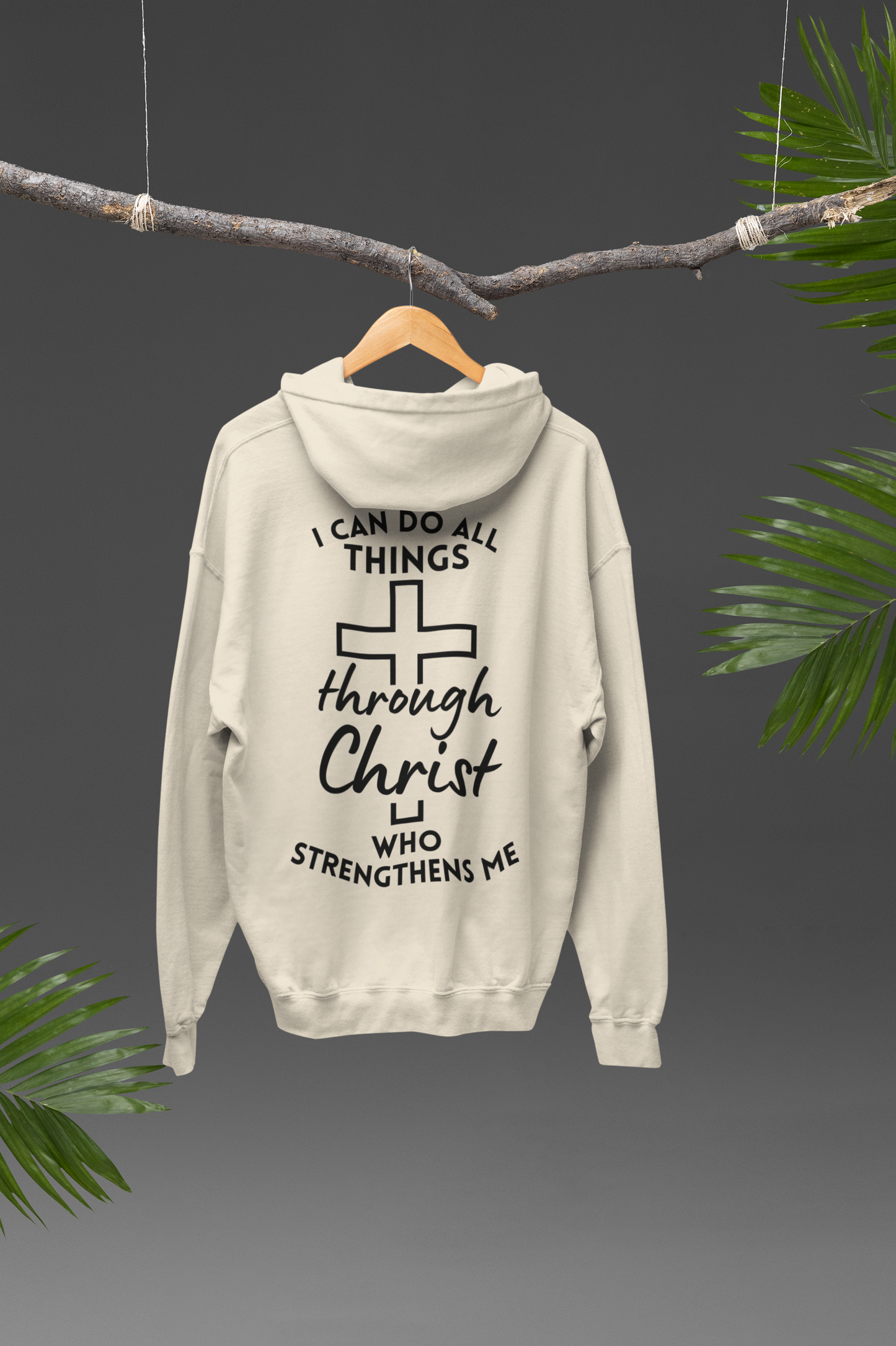 'I can do all things through Christ' Unisex Hoodie
