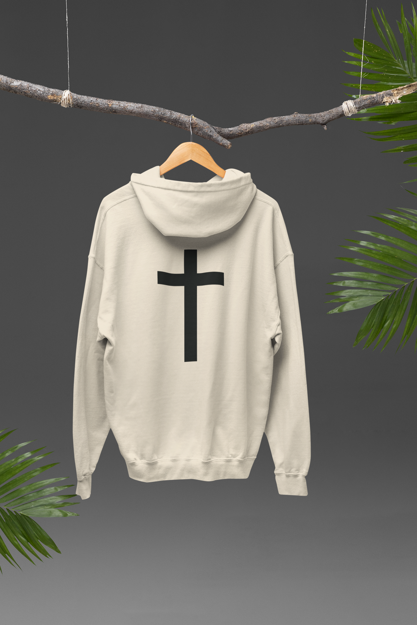 Solid Cross Unisex Hoodie