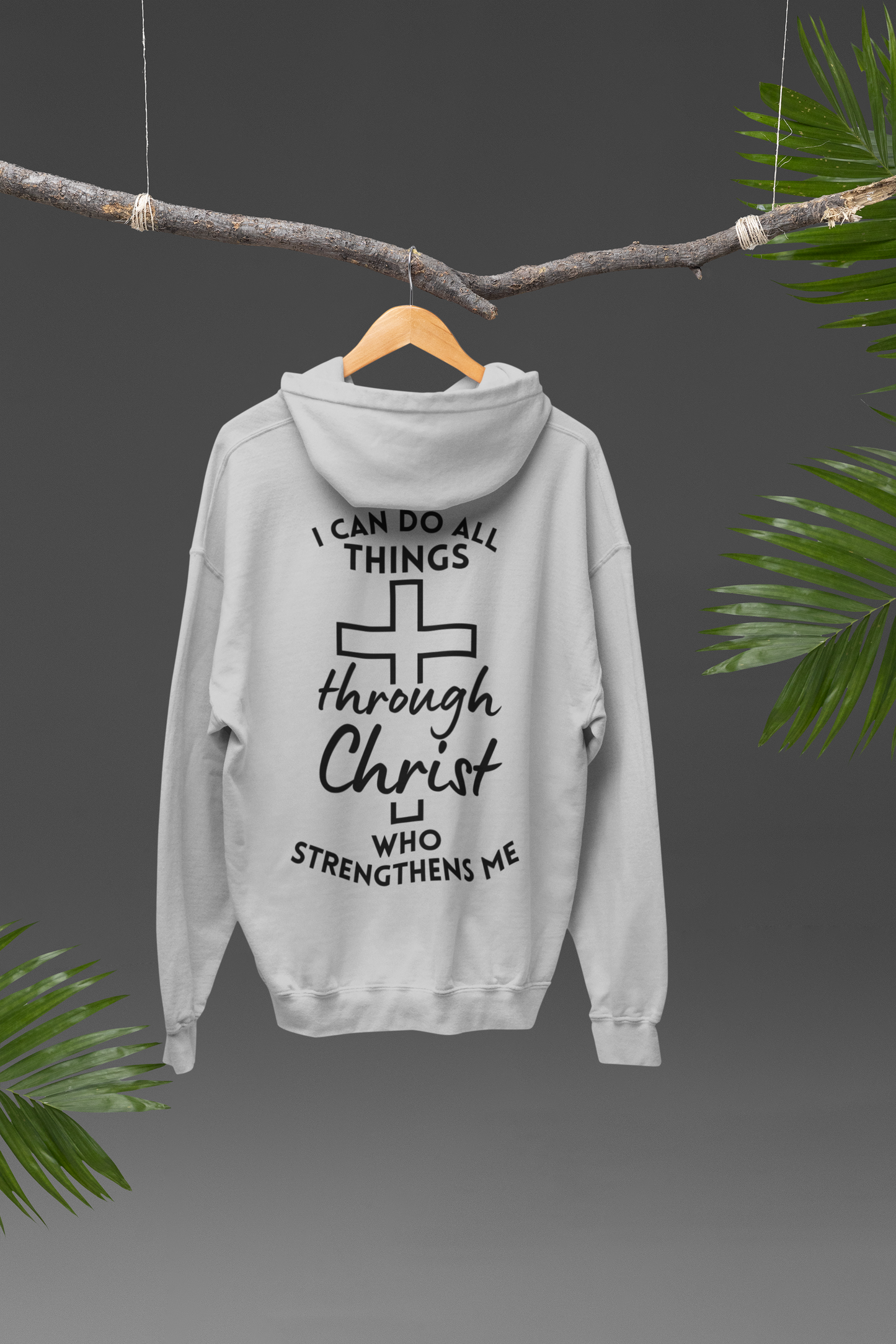 'I can do all things through Christ' Unisex Hoodie