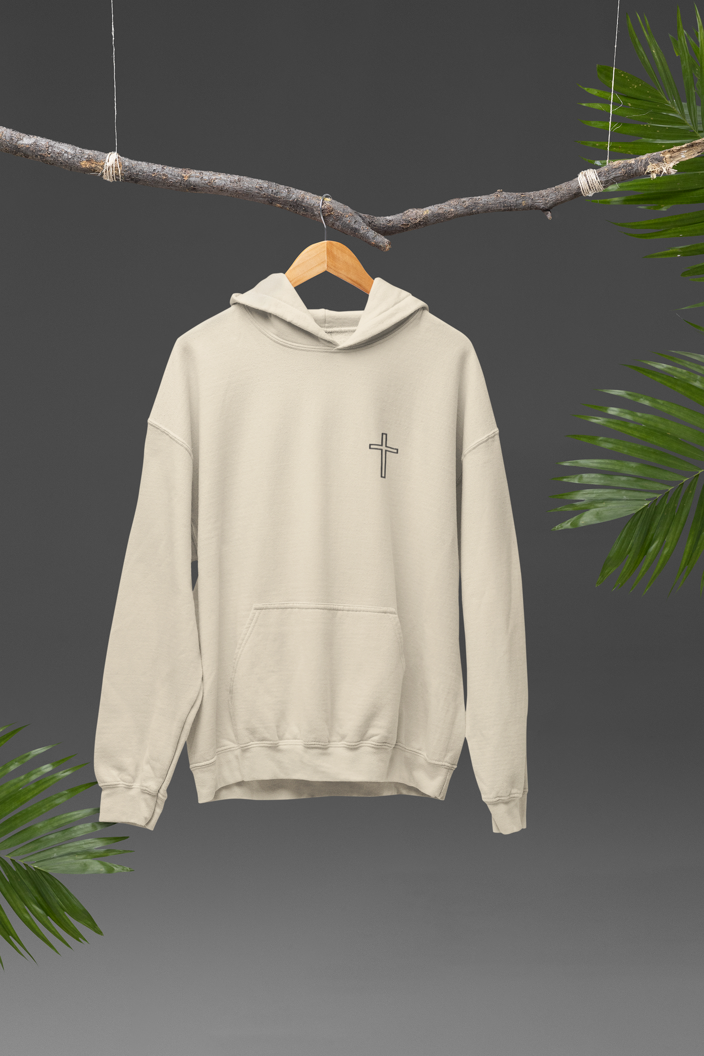 Solid Cross Unisex Hoodie